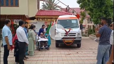 झंडूता: नारायण लाल नड्डा ने परिवार सहित निःशुल्क मोबाइल स्वास्थ्य वैन को हरी झंडी देकर किया रवाना