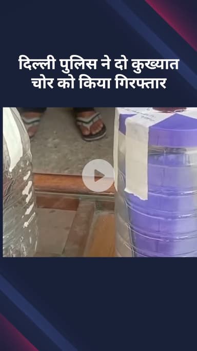 सरस्वती विहार: बाहरी जिला पुलिस ने बड़ी कार्रवाई करते हुए दो कुख्यात चोरों को किया गिरफ्तार