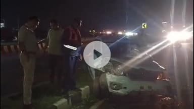 कोल: अकराबाद NH-91 पर कार सवार भाई-बहनों को अज्ञात वाहन ने मारी टक्कर, भाई-बहन हुए घायल