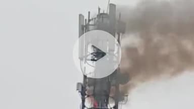 लाडपुरा: रावतभाटा रोड स्थित एयरटेल के मोबाइल टावर में लगी आग, मौके पर पहुंची दमकल