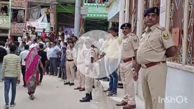 भभुआ: भभुआ में मोहर्रम पर्व के दौरान चौक चौराहों पर मजिस्ट्रेट व पुलिस जवान तैनात दिखे