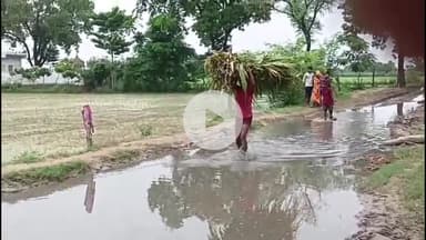 जलेसर: गांव हिनौना का में रास्ता जल भराव के कारण ग्रामीणों के लिए बना मुसीबत, शिकायत के बाद भी नहीं हो सका निर्माण #Jansamasya