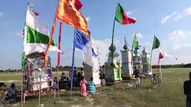 सुल्तानपुर: भदैया ब्लॉक के तकियवा गांव में दसवीं मोहर्रम पर निकाला गया पारंपरिक ताजिया जुलूस, अकीदतमंदों ने किया मातम