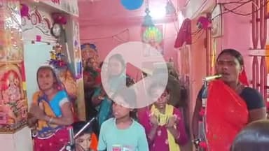 सरमेरा: सरमेरा के धर्मपुर महारानी मंदिर में 48 घंटे के अखंड कीर्तन का आयोजन किया गया