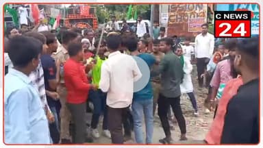 उत्तर प्रदेश: उत्तर प्रदेश कुशीनगर में दो समुदाय के लोग आपस में  जमकर हुआ हंगामा