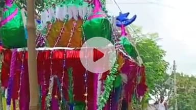 साहेबपुर कमाल: प्रखंड क्षेत्र के विभिन्न क्षेत्रों में ताजिया और जुलूस शांतिपूर्ण माहौल में निकाले गए