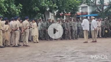 दुर्ग: दुर्ग पुलिस द्वारा मोहर्रम के दौरान पुलिस जवानों की ड्यूटी लगाई गई