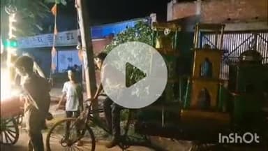 बिक्रम: बिक्रम में मुहर्रम पर्व पर निकाला गया ताजिया जुलूस