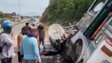 झंडूता: ऋषिकेश में तेज रफ्तार ट्रक ने पुल की पैराफिट से टकराया, बड़ा हादसा टल गया, मामला दर्ज