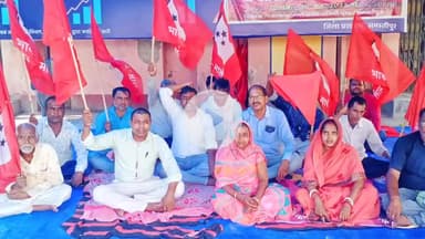 पूसा: मनरेगा कार्यालय के सामने भाकपा माले का भ्रष्टाचार के खिलाफ धरना सातवें दिन भी जारी