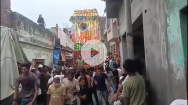 धनौरा: मंडी धनौरा तहसील क्षेत्र में निकला मोहर्रम का जुलूस