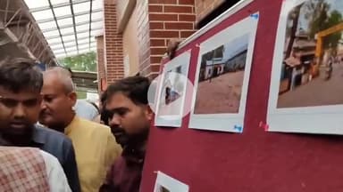 बासोदा: केंद्रीय कृषि मंत्री शिवराज सिंह चौहान ने निर्माणाधीन सरकारी अस्पताल और रेलवे स्टेशन का निरीक्षण किया