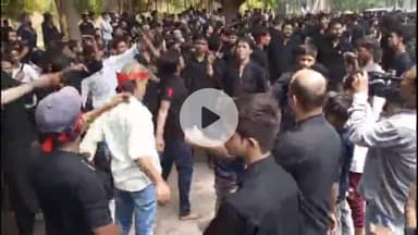 कोल: शहर में शिया समुदाय ने मातम के बीच निकाला मोहर्रम का जुलूस, भारी पुलिस बल रहा तैनात