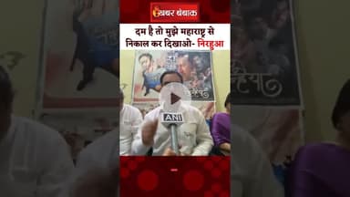 महाराष्ट्र में हिंदी-मराठी विवाद पर बोले भोजपुरी एक्टर.. Dinesh Lal Yadav। Nirahua Challenge