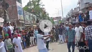 उन्नाव: सदर कोतवाली क्षेत्र के ककरहा बाद से निकला मोहर्रम का जुलूस