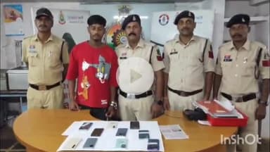 दुर्ग: पुलिस ने सेक्टर 6 से मोबाइल चोरी करने वाले आरोपी को किया गिरफ्तार