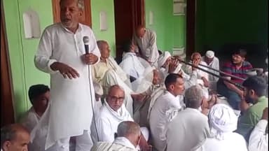 बड़ौत: भड़ल गांव में आयोजित किसानों की पंचायत में सर्वसम्मति से 11 जुलाई को दोघट थाने के घेराव का निर्णय लिया गया