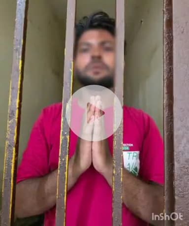 एत्मादपुर: मोहर्रम जुलूस के दौरान फिलिस्तीन का झंडा लहराने वाले अभियुक्त को घाट से किया गया गिरफ्तार