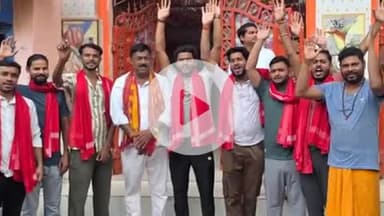 सिराथू: अमरनाथ यात्रा के लिए देवीगंज से रवाना हुआ कांवरियों का एक जत्था