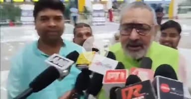 पटना ग्रामीण: पटना: केंद्रीय मंत्री गिरिराज सिंह ने कहा, राहुल गांधी और तेजस्वी को कोर्ट पर भरोसा नहीं तो संविधान पर रखें