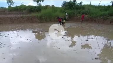 लोहरदगा: चारहू गांव में दिव्यांग किसान के बेटे खींच रहे हल, वज्रपात में बैलों की मौत, वीडियो वायरल