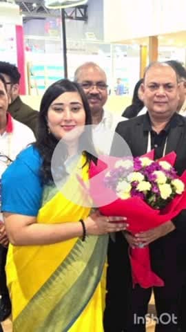 पार्लियामेंट स्ट्रीट: सांसद बांसुरी स्वराज भारत मंडपम में आयोजित सॉल्वड टॉय बिज इंटरनेशनल 2025 प्रदर्शनी में पहुंचीं