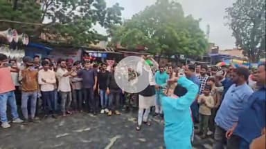 चान्हो: चान्हो के मोहर्रम मेले में झारखंड के वित्त मंत्री राधाकृष्ण किशोर हुए शामिल