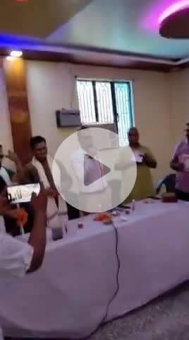 बिहार राज्य पूर्व सैनिक संघ बक्सर के मासिक बैठक में अध्यक्ष राम नाथ  सिंह के साथ साबित रोहतस्वी और डा0 राजेश मिश्रा।🇮🇳