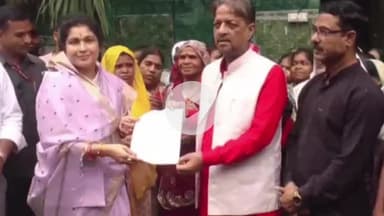 हुज़ूर: भोपाल: बरखेड़ा ग्राउंड अधिग्रहण रोकने मंत्री कृष्ण गौर के बंगले पहुंचे लोग, भेल पर लीज का आरोप