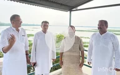 जानसठ: हैदरपुर वेटलैंड झील का कैबिनेट मंत्री अनिल कुमार ने किया निरीक्षण