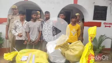 जानसठ: भोपा पुलिस ने मुखबिर की सूचना पर डकैती की योजना बना रहे 5 बदमाशों को किया गिरफ्तार, असलहा और चोरी का माल बरामद