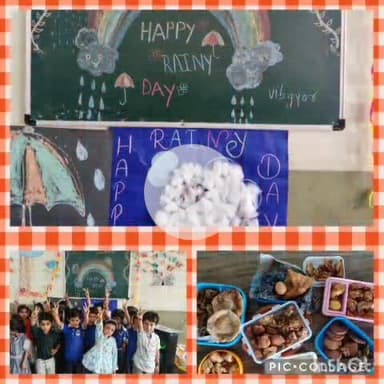 🌧️💧 Rainy Day Fun of Kindergarten students at Imperial International School! ☔🌈

Today, our little raindrops brought sunshine to a cloudy day! Dressed in colorful raincoats and boots, our tiny explorers splashed in puddles.