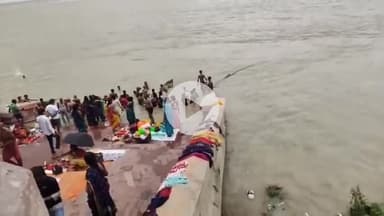 बाढ़: श्रावणी मेले को लेकर उमानाथ के घाटों पर बाढ़ प्रशासन ने शुरू की तैयारी