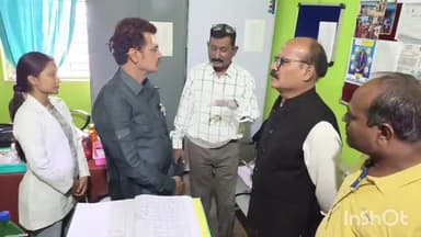 जगदलपुर: महापौर संजय पांडे ने शहरी आयुष्मान आरोग्य मंदिर का आकस्मिक निरीक्षण किया