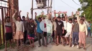 हसनपुर: 8 दिन से बिजली ट्रांसफार्मर हुआ खराब, गांव हथियाखेड़ा के ग्रामीणों ने किया प्रदर्शन #jansamasya