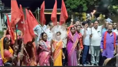 कलियासोल: 9 जुलाई को देशव्यापी हड़ताल को लेकर भाकपा माले ने कालियासोल प्रखंड में निकाला मशाल जुलूस