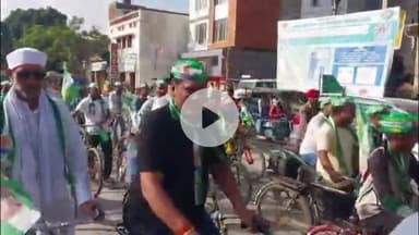 बक्सर: बक्सर में जदयू ने निकाली साइकिल रैली, मतदाता सत्यापन के लिए किया जागरूक