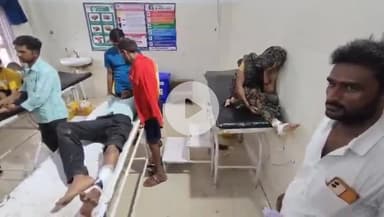 टीकमगढ़: दिगौड़ा में तेज रफ्तार वाहन की टक्कर से तीन घायल, ज़िला अस्पताल में भर्ती, वाहन अस्पताल में रखवाया गया