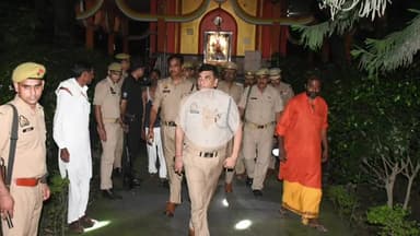 रामपुर: श्रावण मास की तैयारियों को लेकर पुलिस अधीक्षक ने कोसी मंदिर की सुरक्षा व्यवस्था का लिया जायजा