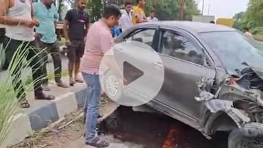 बीसलपुर: लखीमपुर जनपद में दुर्घटना का शिकार हुई पीलीभीत के डीएसओ और ARO की कार