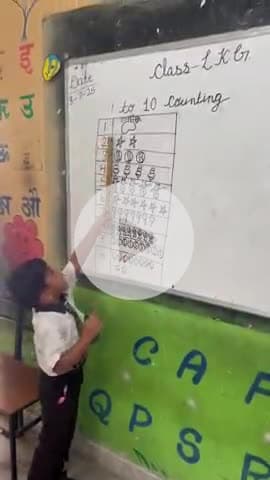 counting 1to 10 ....................