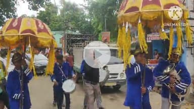 चंडी: चंडी प्रखंड के महमदपुर गांव में शिव पार्वती मंदिर की प्राण प्रतिष्ठा व श्रीमद्भागवत कथा के लिए कलश यात्रा निकाली गई