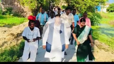 राजगीर: ननसुत बिगहा में ग्रामीण विकास मंत्री ने 9.26 लाख की लागत से बनी पीसीसी सड़क का किया उद्घाटन