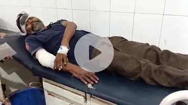 सीतापुर: नरसिंहोली के पास तेज रफ्तार ऑटो अनियंत्रित होकर सड़क पर पलटा, ऑटो चालक हुआ घायल