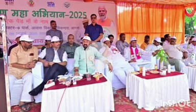 आगरा: आवास विकास कॉलोनी में वृक्षारोपण महा अभियान का शुभारंभ उच्च शिक्षा मंत्री ने किया