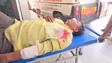 भिनाय: NH 48 पर विश्राम बाड़ी के पास सड़क हादसे में बाइक दुर्घटनाग्रस्त, टायर फटने से हुए हादसे में दो व्यक्ति गंभीर घायल