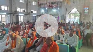 फिरोज़ाबाद: शहर नसिया जी जैन मंदिर परिसर में जैन मुनि अमित सागर महाराज संघ का वर्षायोग कलश स्थापना बड़े हर्षोल्लास के साथ किया गया