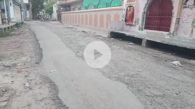 उन्नाव: मोहल्ला आदर्श नगर रामलीला ग्राउंड की सड़क पिछले 6 सालों से है खराब, वाहन चालक परेशान #jansamasya