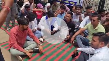 श्योपुर: कॉलेज छात्र से मारपीट का मामला: छात्रों का प्रदर्शन, एसडीएम को सौंपा ज्ञापन