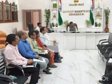 बेगूसराय: मुख्य सचिव बिहार की अध्यक्षता में विभिन्न विभागों की हुई समीक्षा, कार्यालय कक्ष से जुड़े DM